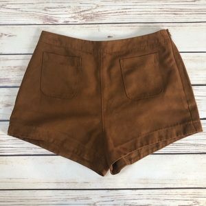 NWOT HOLLISTER High Waisted Faux Suede Shorts